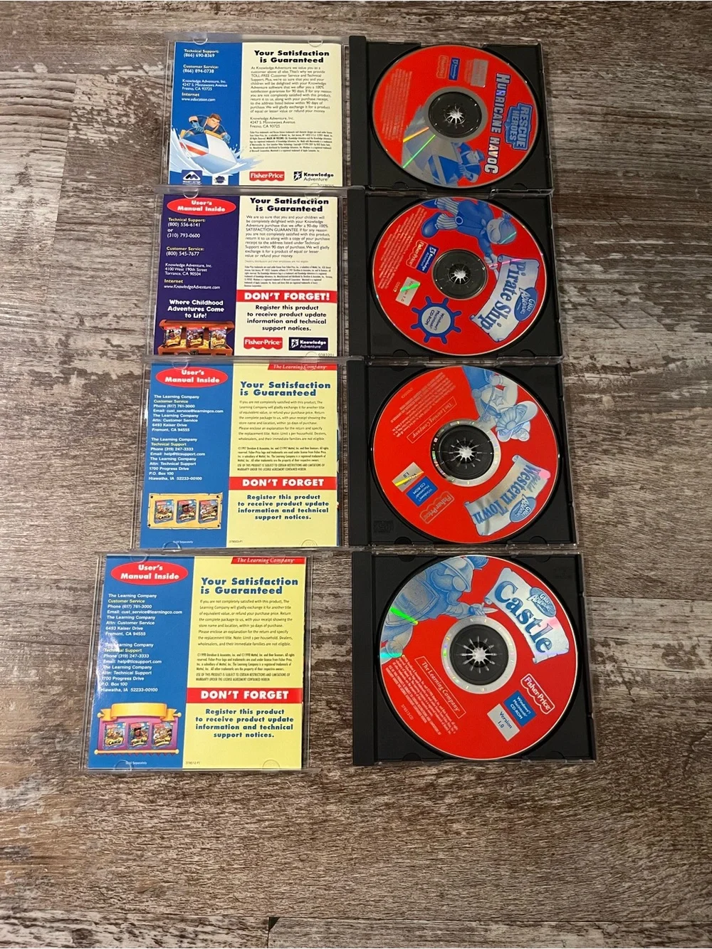 Fisher-Price Kids CD/PC Learning Game Set, untested